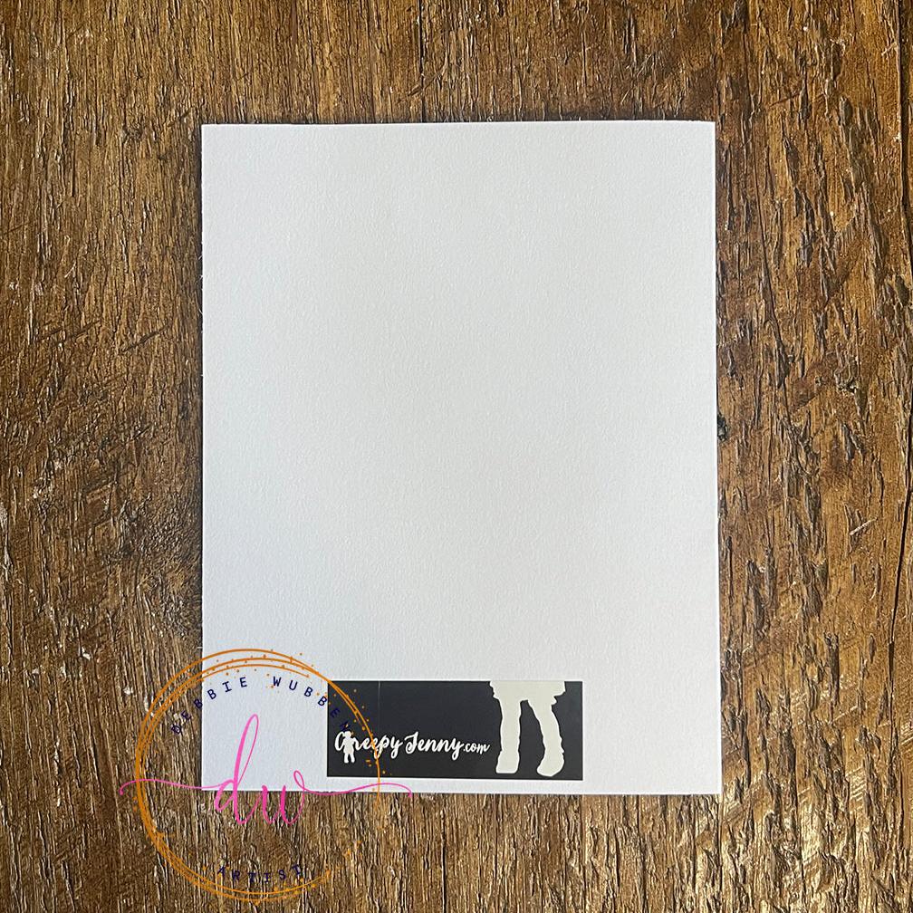 Creepy Doll Greeting Card