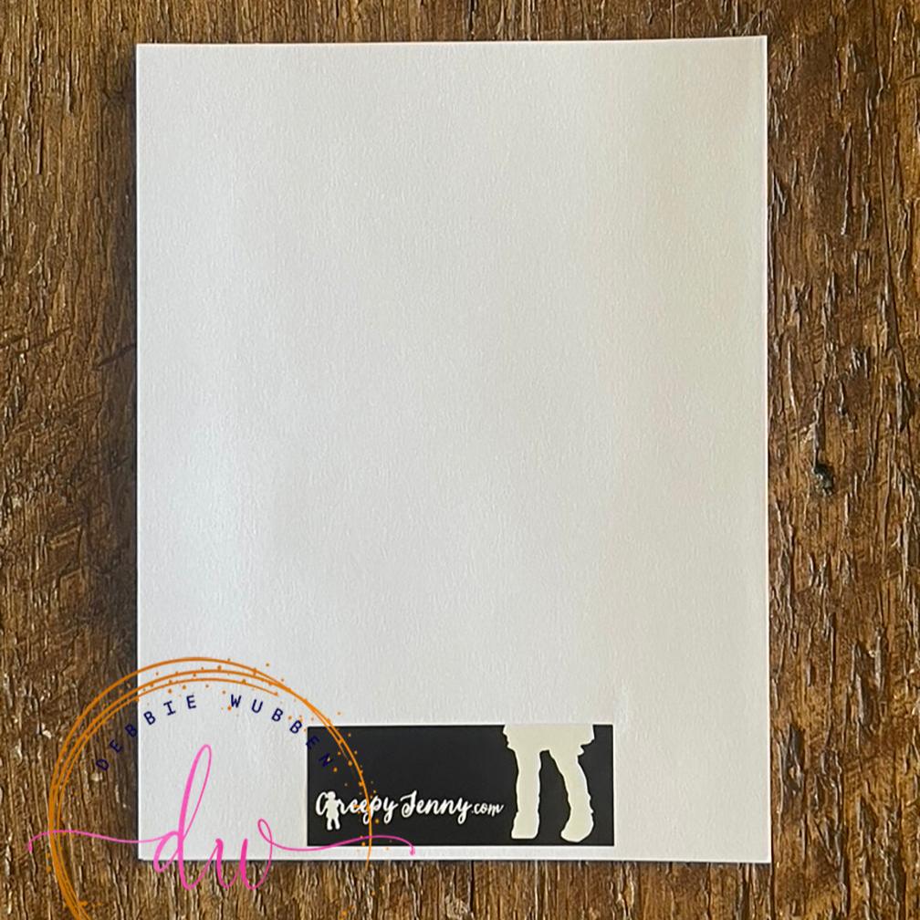 Creepy Doll Greeting Card, Dark Humor