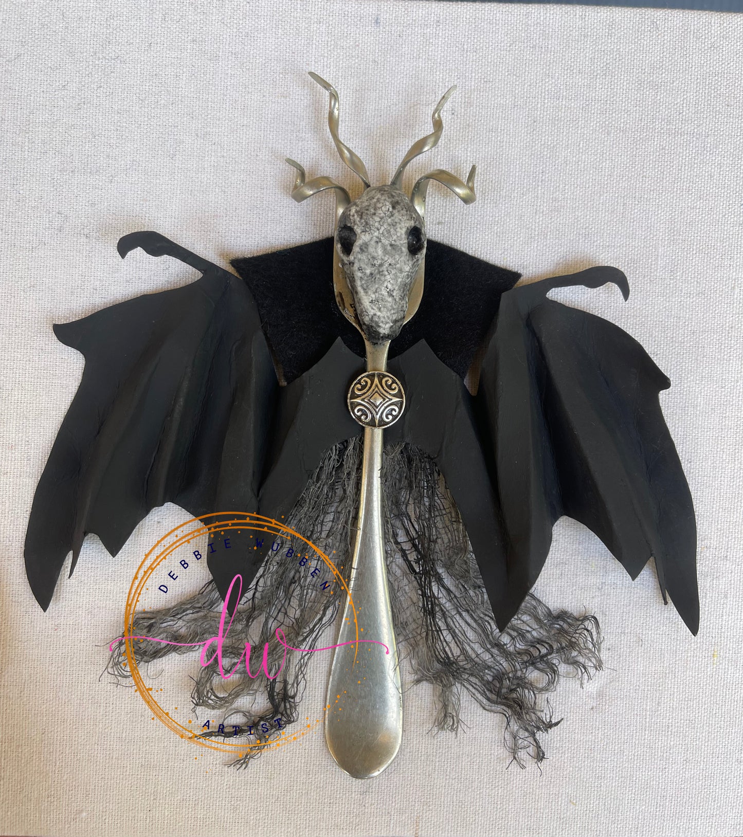 "Silverwing" goat-creature 4 vintage silver