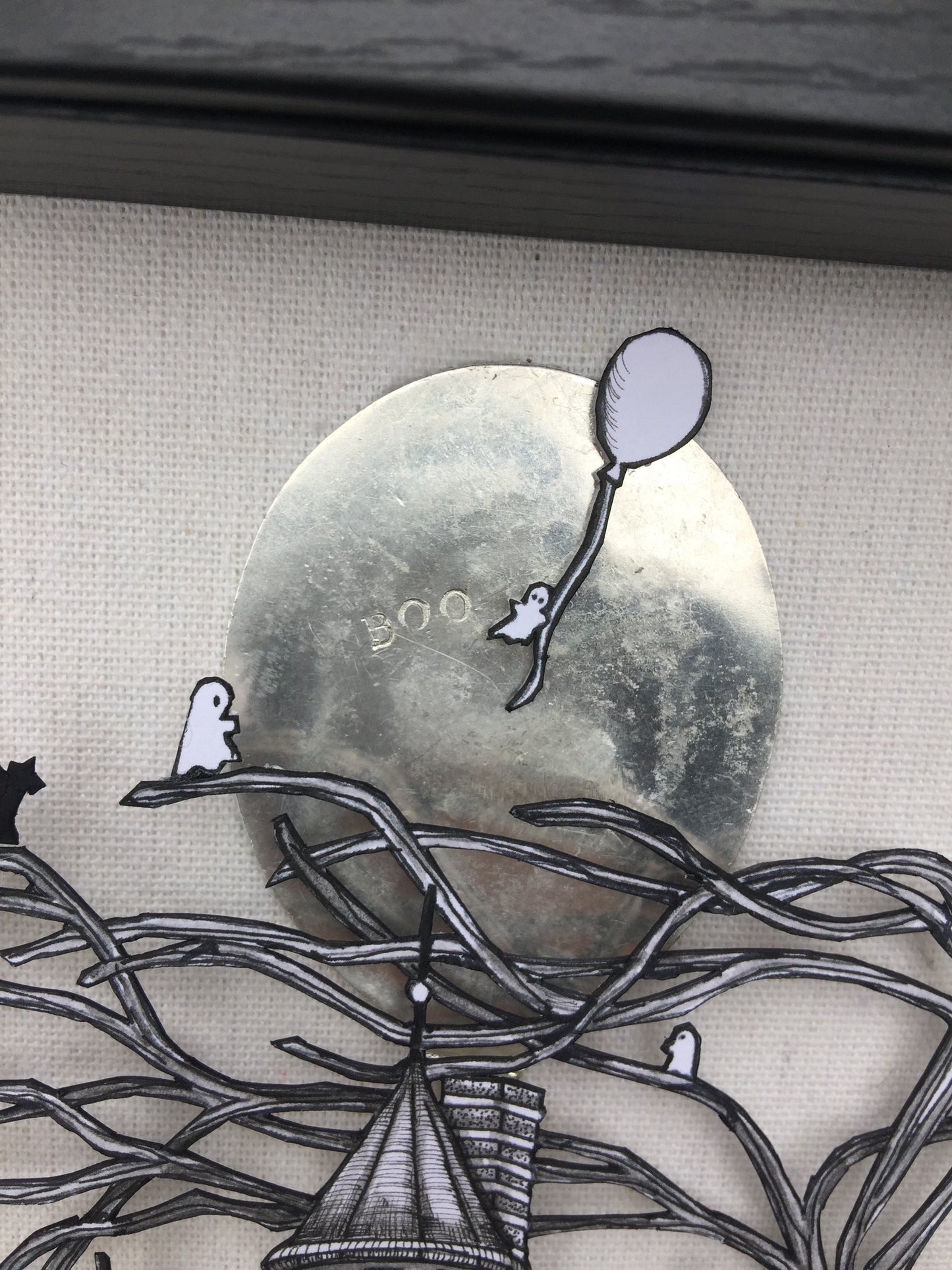 Haunted House, A little Boo. Vintage Spoon