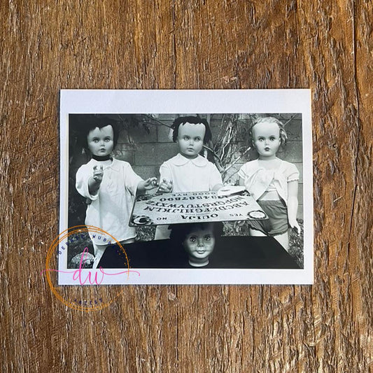 Creepy Card, Ouija Board Dolls