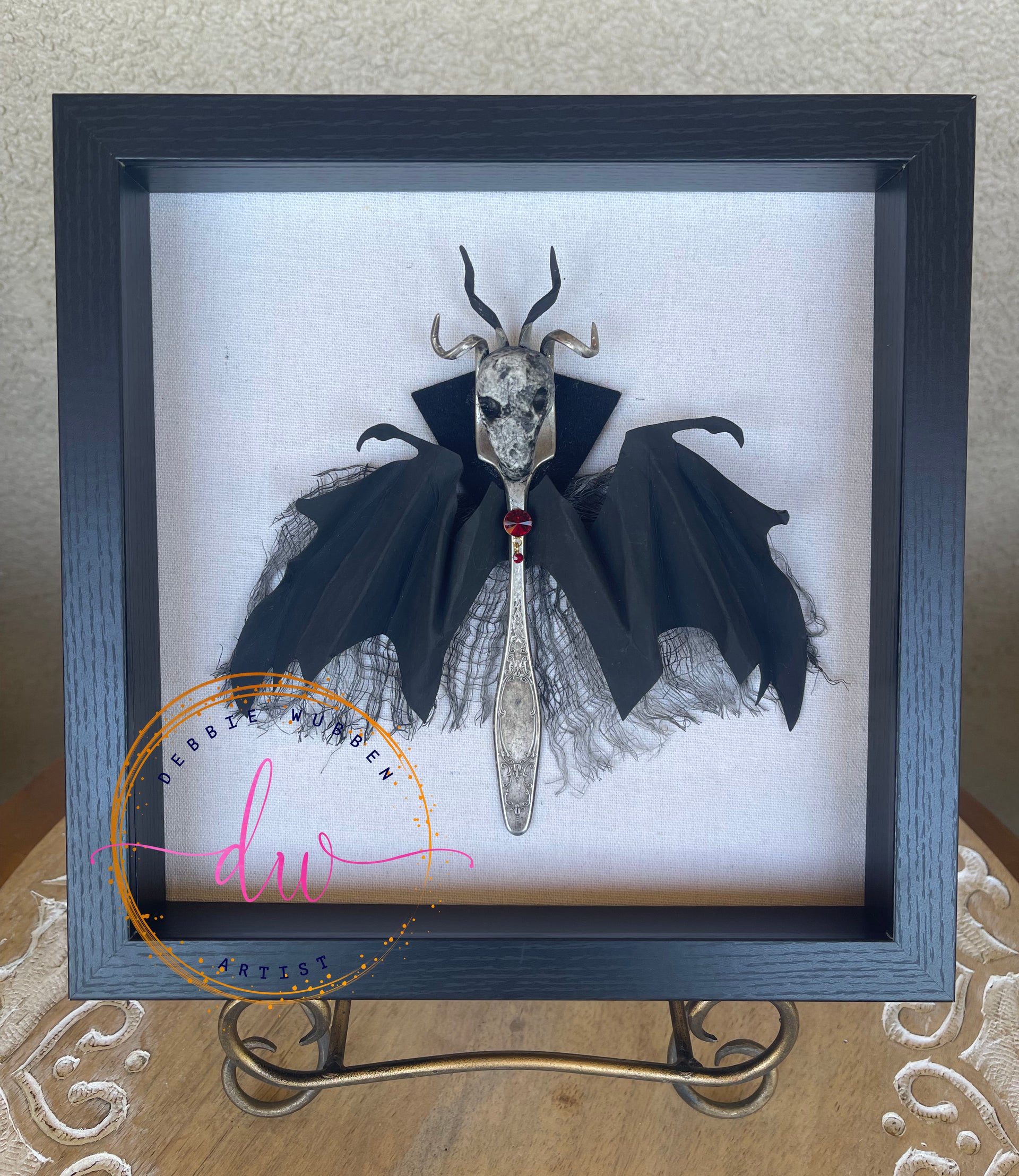 "Nocturne" goat-creature 2 vintage silver
