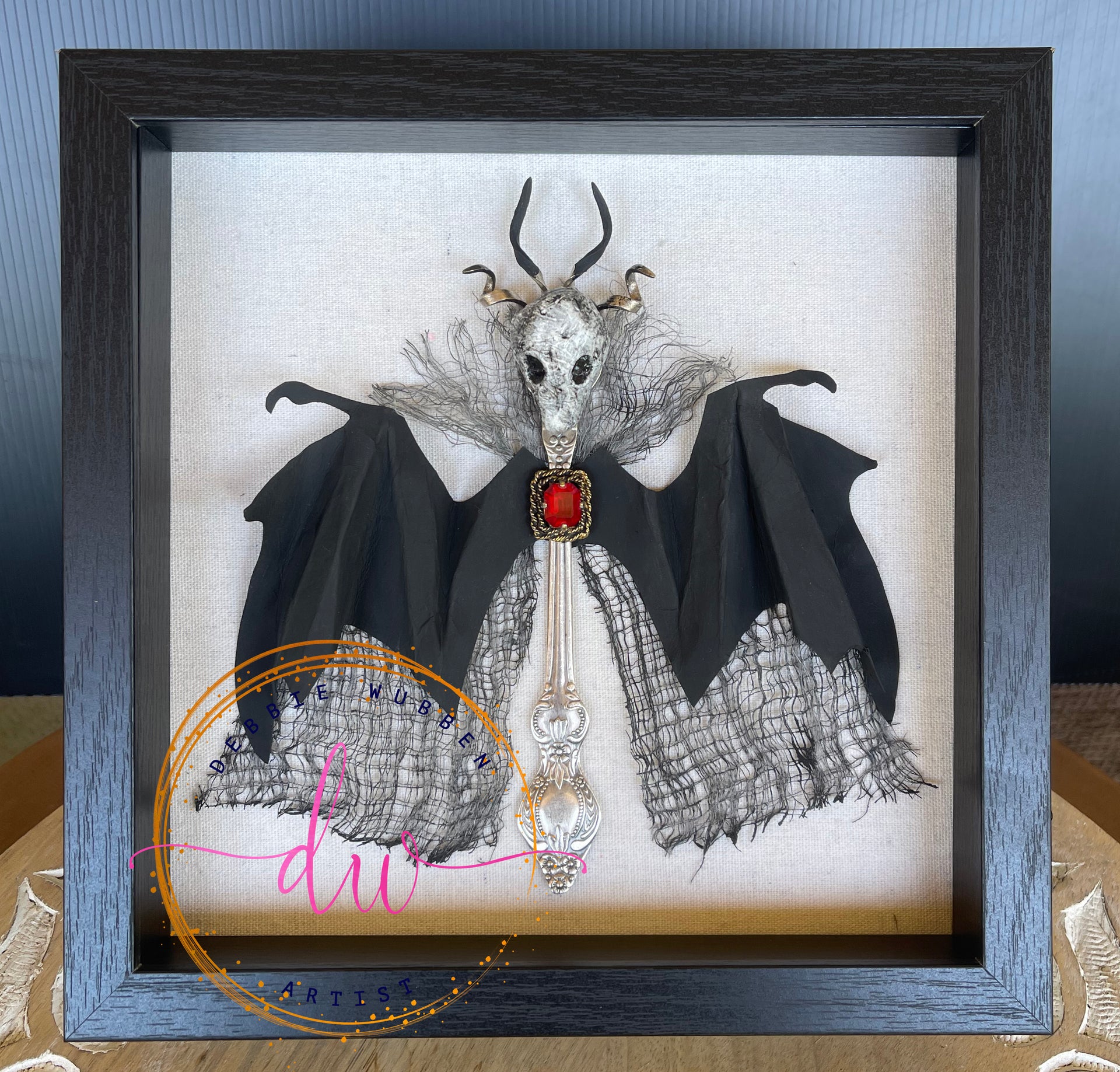 "Blood Moon" goat-creature 3 vintage silver