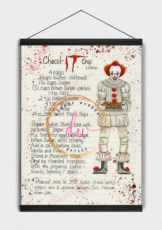 Pennywise Recipe Wall Art