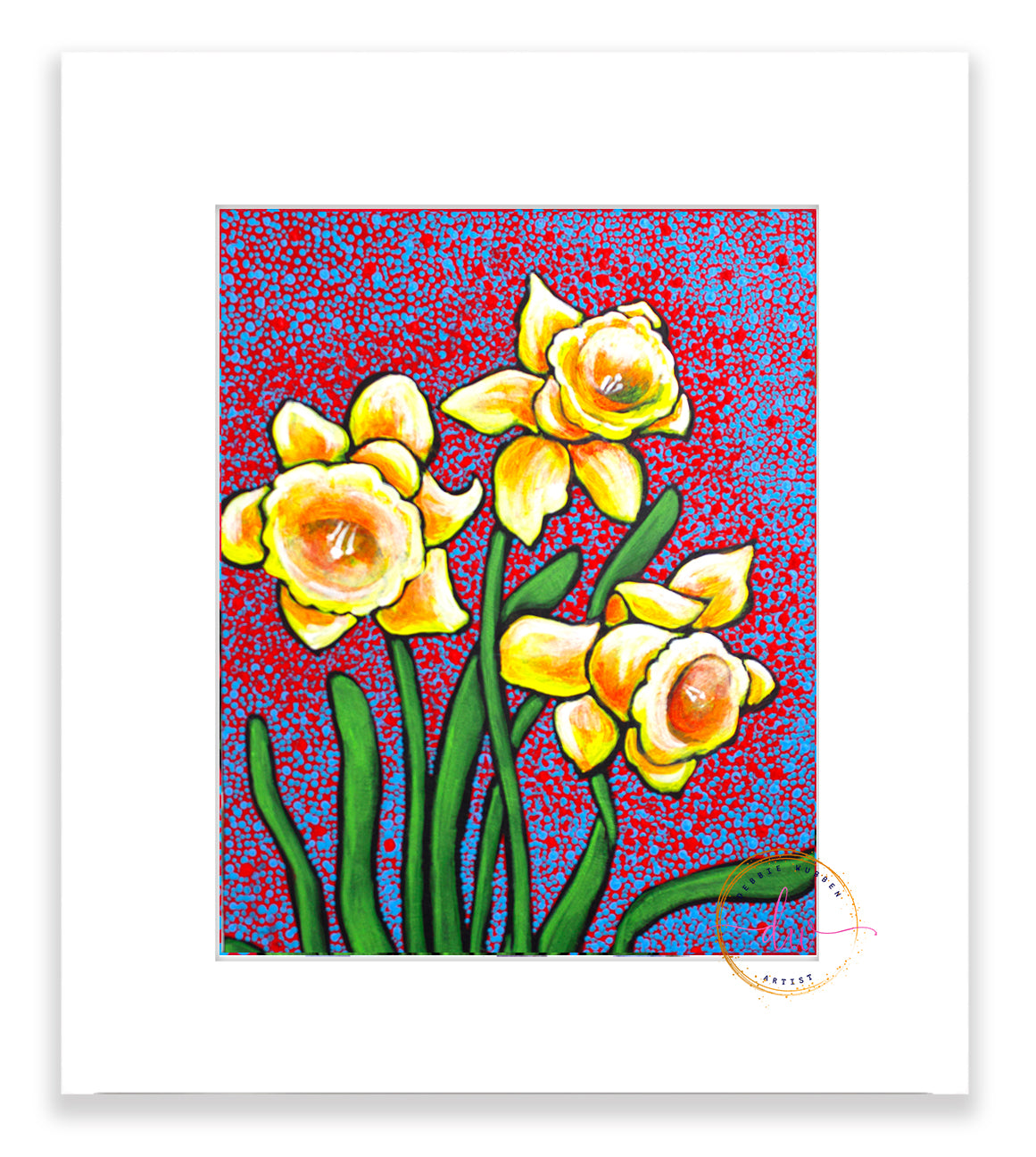 Daffodils & dots